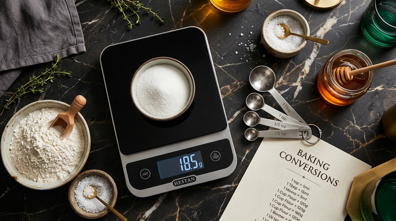 Grams to Teaspoons Conversion Chart